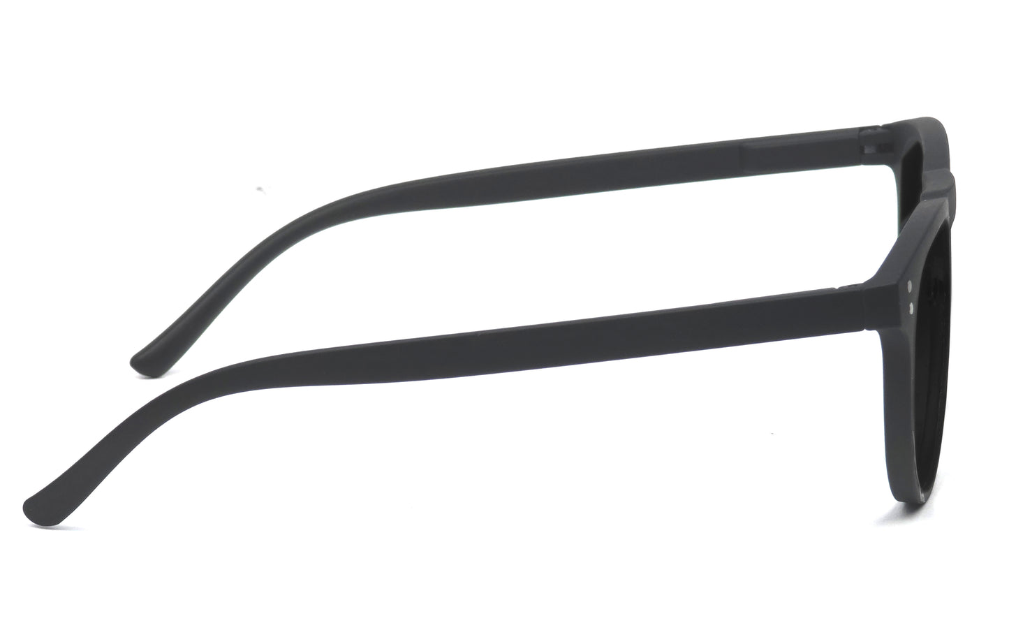 Specsnex x Oslo | Round Sunglasses | Black Rubber Coated TR90 Frame | Night Vision 100% UV Lenses