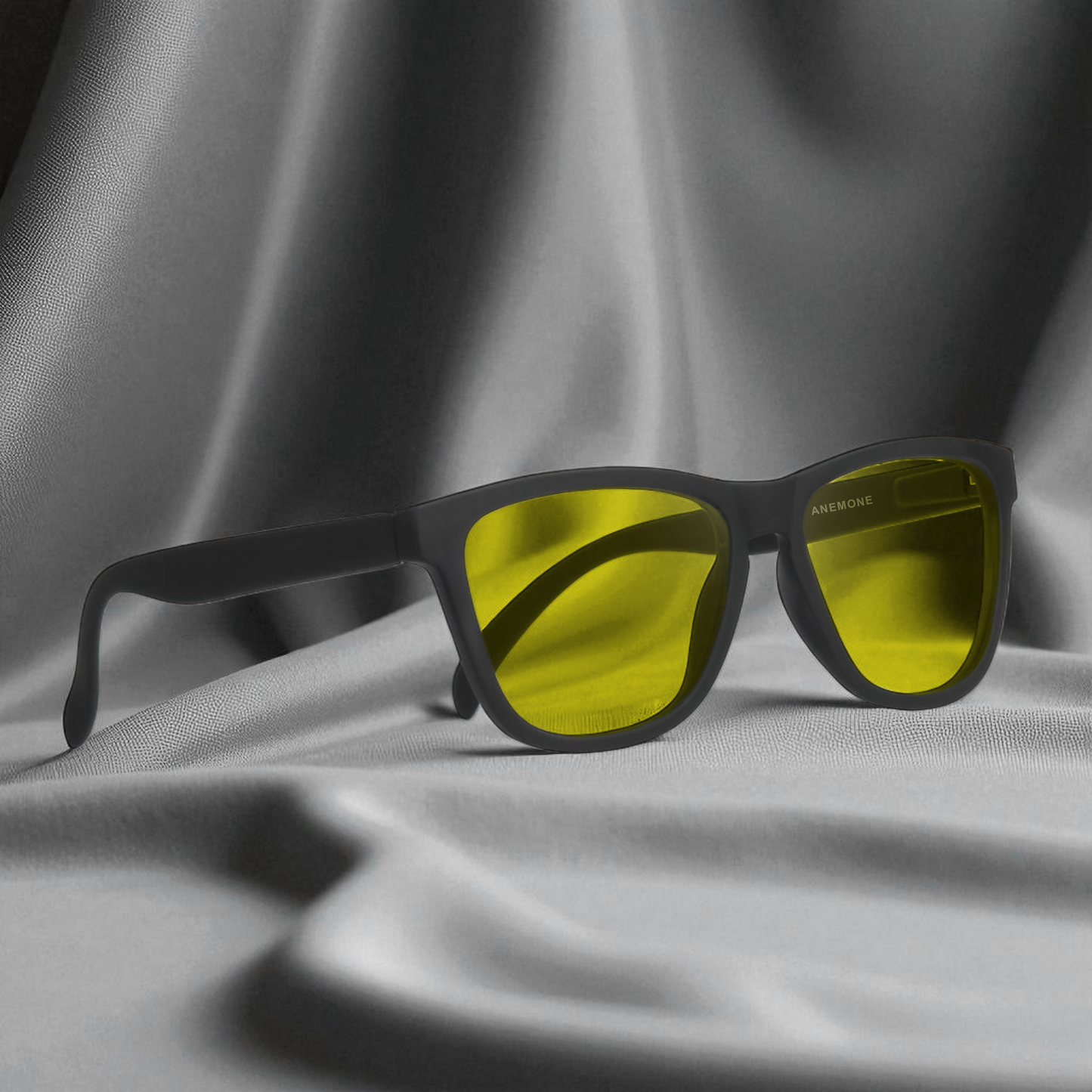 Specsnex x Catly | Cat-Eye Sunglasses | Black Rubber Coated TR90 Frame | Night Vision 100% UV Lenses