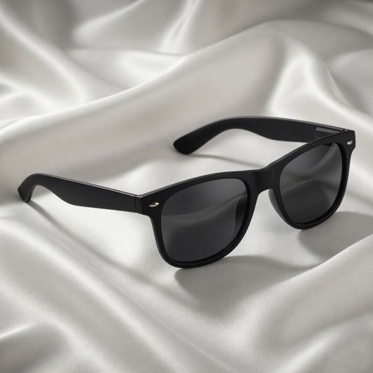 Specsnex x Legacy | Wayfarer Sunglasses | Full Black Rubber Coated TR90 Frame | 100% UV Protection