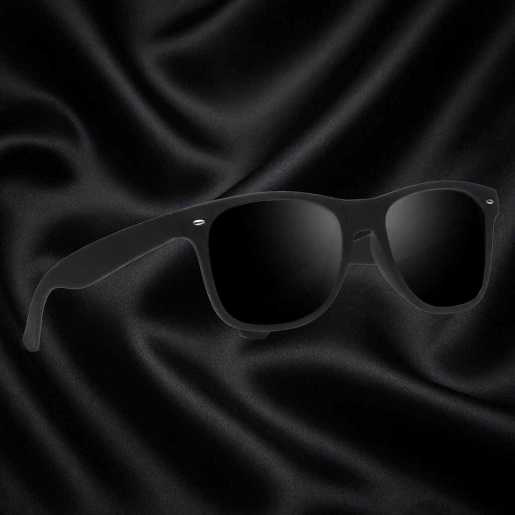 Specsnex x Legacy | Wayfarer Sunglasses | Full Black Rubber Coated TR90 Frame | 100% UV Protection