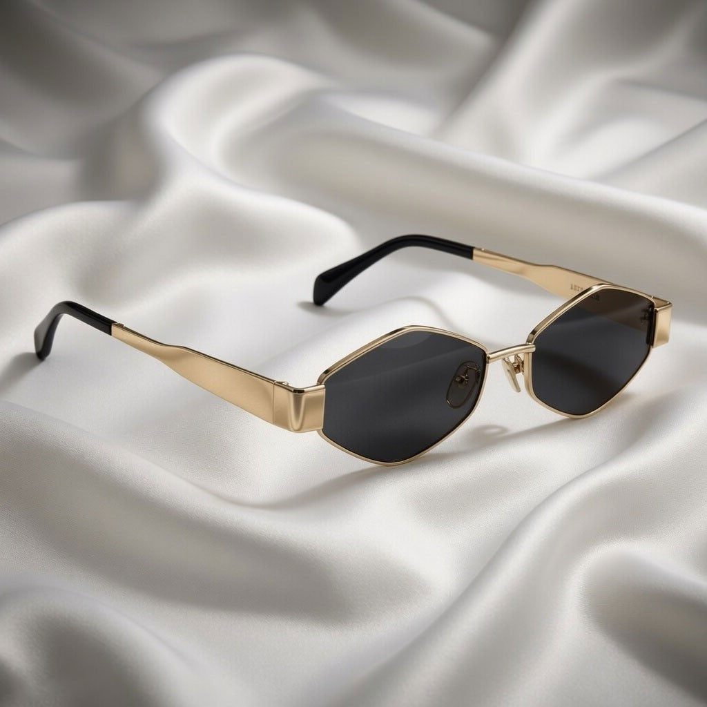 Specsnex x Hexa | Hexagonal Sunglasses | Metal Frame | 100% UV Protection