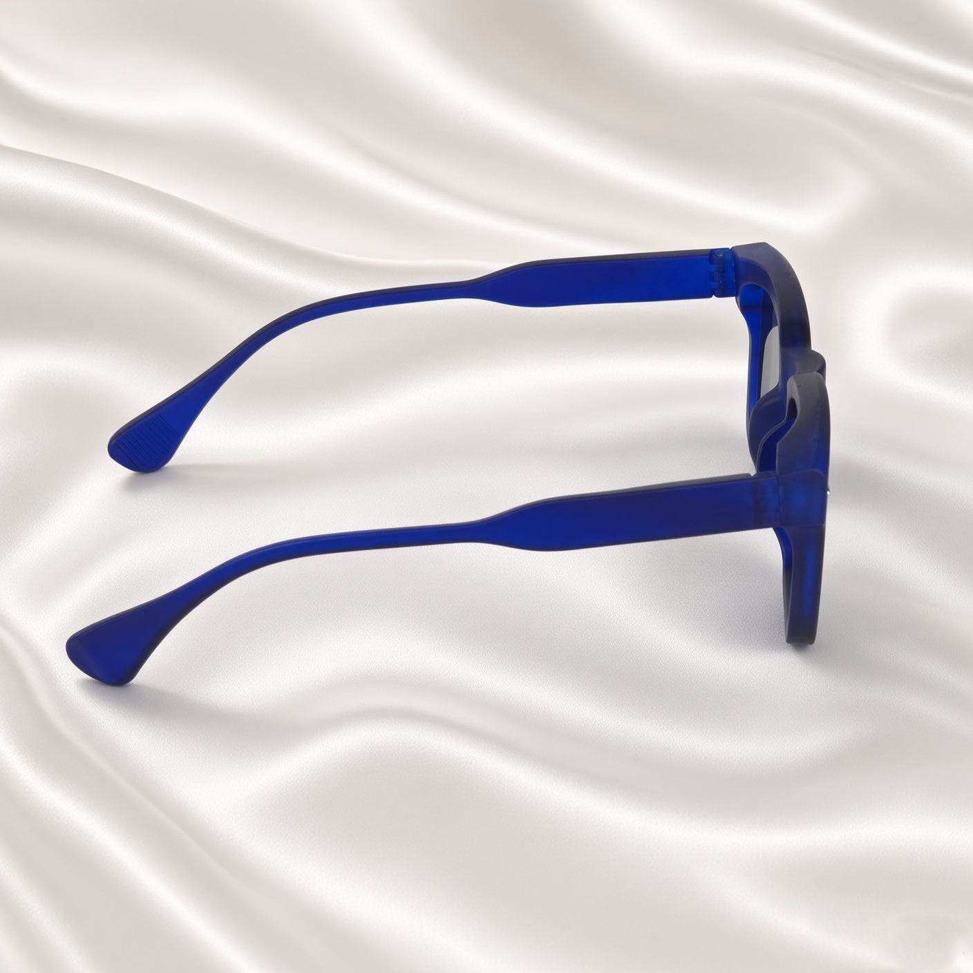 Specsnex x Fusion|  Square Sunglasses | Navy Blue  Rubber Coated TR90 Frame | 100% UV Protection
