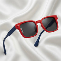 Specsnex x Spidey Apex Series | Velvet Finish Square Sunglasses | Spidey Design TR90 High Grade Frame | 100% UV Protected Lenses